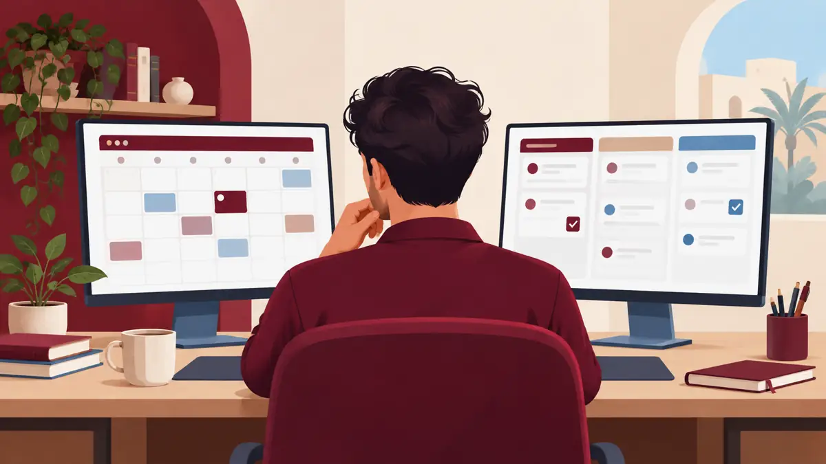 تقويم أم قائمة مهام؟ اختر الأداة المناسبة لكل نوع من العمل تقويم أم قائمة مهام؟ اختر الأداة المناسبة لكل نوع من العمل